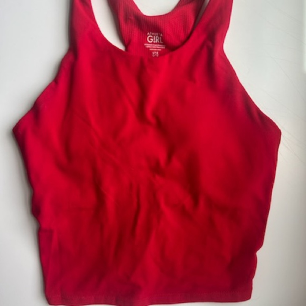 Athleta Girl Long Distance Bra Red (L/12)